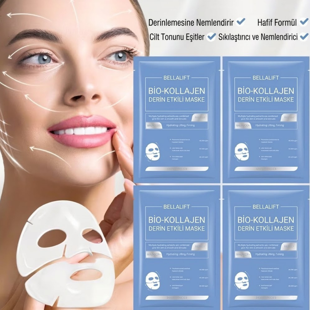 Şeffaflaşan Maske Doğal Kolajen – Akne ve Kırışıklık Karşıtı