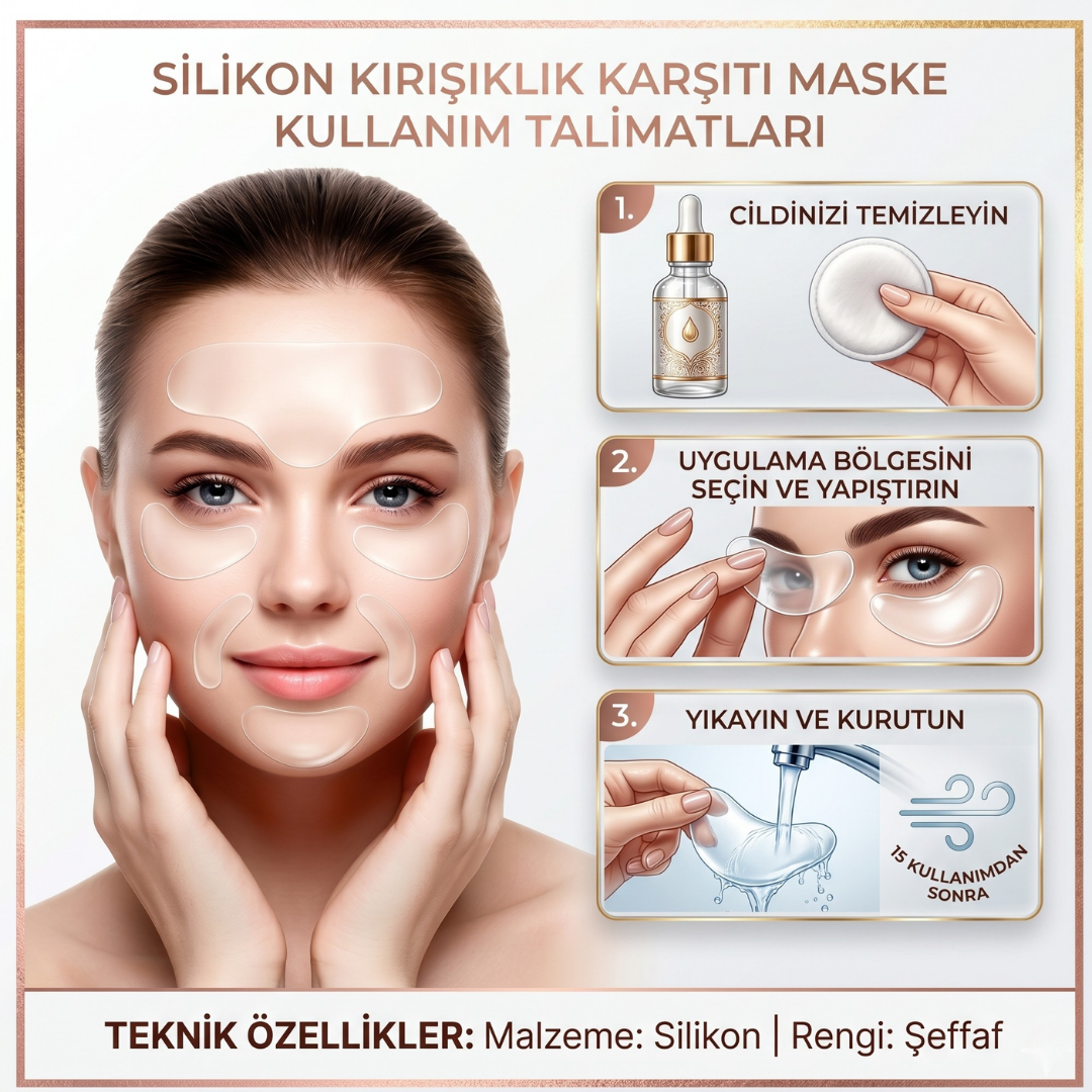 Yeniden Kullanılabilir Kırışıklık Karşıtı Bantlar