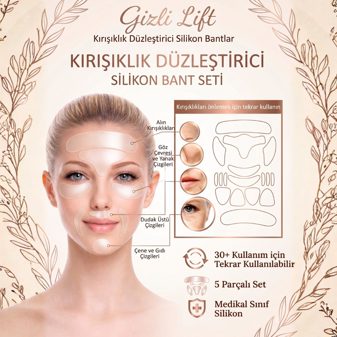 Yeniden Kullanılabilir Kırışıklık Karşıtı Bantlar