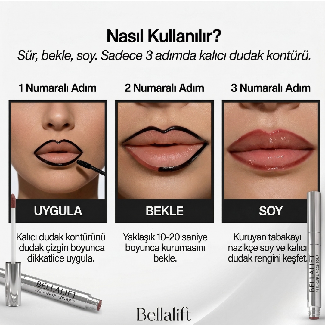 Soyulabilir Dudak Kontürü