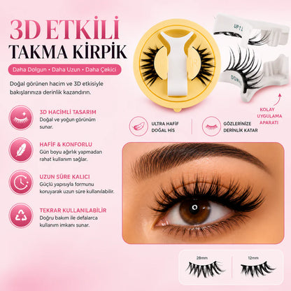 3D Etkili Takma Kirpik