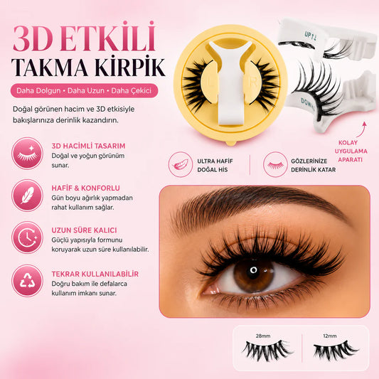 3D Etkili Takma Kirpik